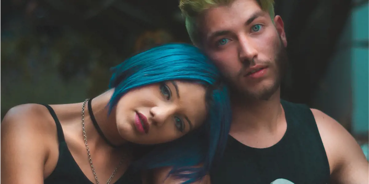 Semi permanent or temporary hair color