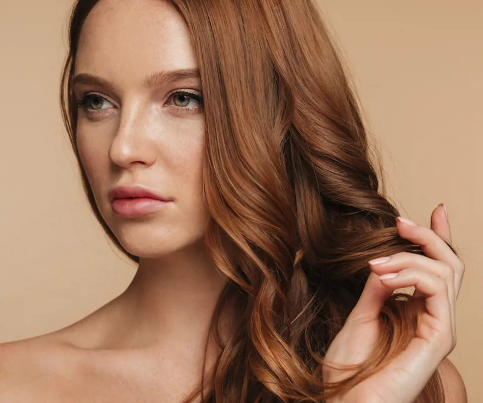 beauty-portrait-of-pretty-ginger-woman-with-long-hair-posing-and-looking-away