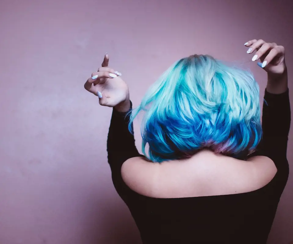 Semi or demi permanent hair color