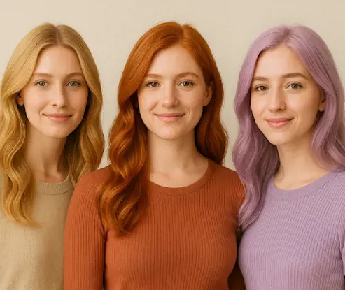 custom formulated hair color